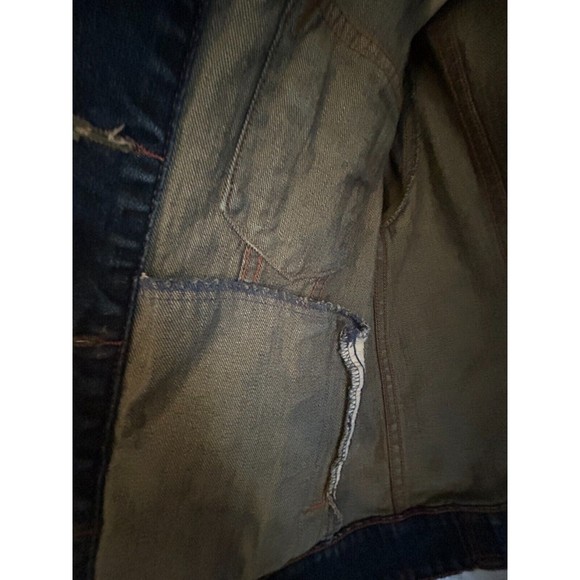 Levis Jacket Womens Size Medium Pockets Jean Trucker Red Tab Medium Wash GUC - Picture 9 of 9